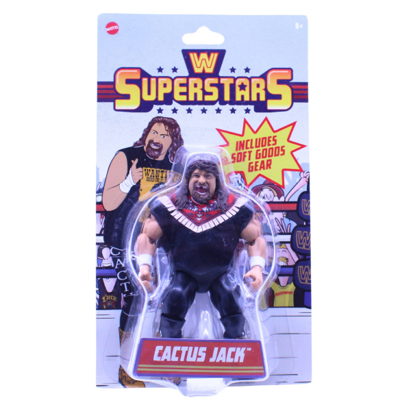 WWE Superstars Cactus Jack Figur Mattel 2025 OVP | Hoppla-Stuff